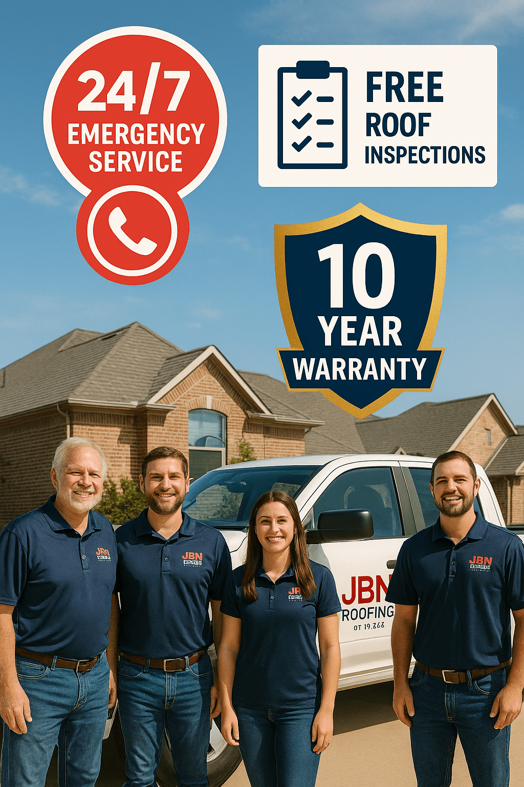 JBN Roofing of Texas contact